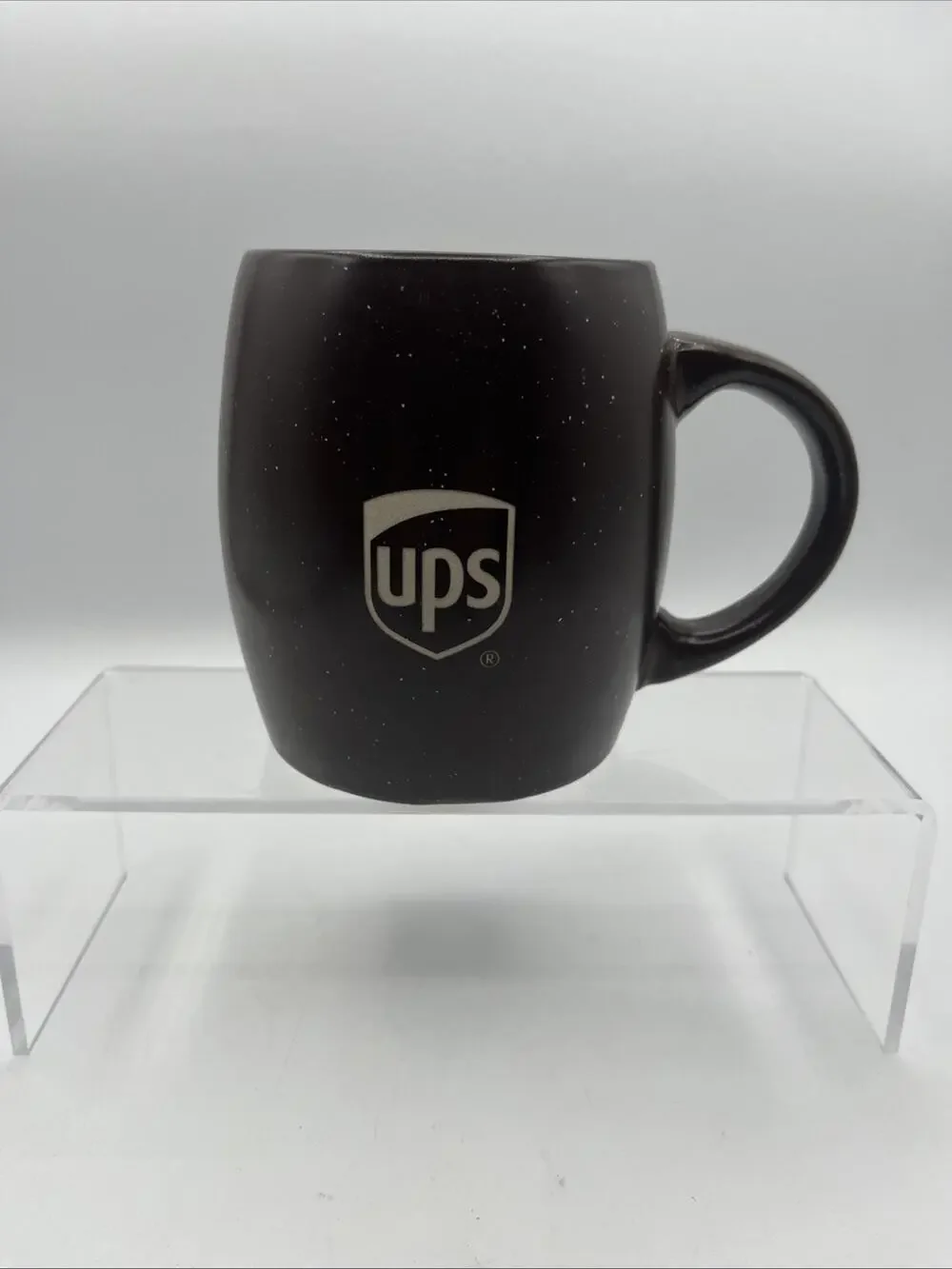UPS UNITED PARCEL SERVICE Postal Service Logo Brown/Yellow Coffee Rare Shape